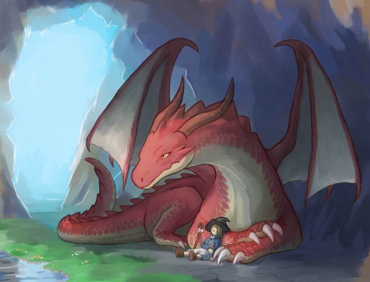 見た目が悪そうなドラゴン 茄子乃 お仕事募集中のイラスト 見た目が悪そうなドラゴン 茄子乃 お仕事募集中のイラスト