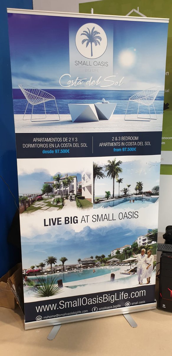C95Creative's tweet photo. #Smalloasis presentando en #Sima2019 su promoción en Manilva. En ella hemos hecho el diseño en BIM las zonas comunes. Aprovecha y visita su stand y visualiza el proyecto en VR, te sentirás allí! #share #clientescontentos #bim https://t.co/fDN34ROrxf
