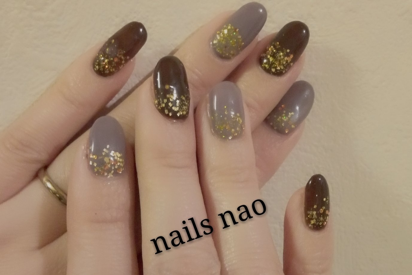 Nails Nao ジュンコ Pa Twitter ようやくネイルチェンジ ブラウン グレー ゴールドラメ ホロmix 大野城市nails Nao 070 6590 1801完全予約制 大野城市 大野城市ネイル 個人サロン 秋ネイル T Co Pstyyads6p Twitter