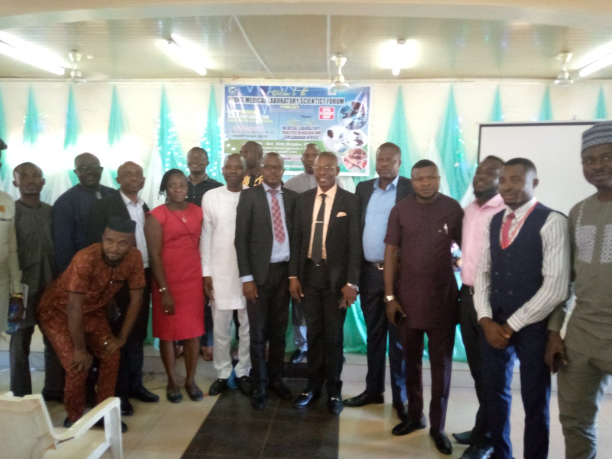 NimelssaN's tweet photo. A cross section  of wonderful scientist who witnessed the YMLSF  WORKSHOP, L-R, sct. Julius Nwanta, MLSCN REP, MRS. Valerie ugochi, Chief of STAFF to AMLSN NATIONAL PRESIDENT, Nduibuisi Ebitea, YMLSF PRESIDENT, COMR. CHILADI ISOMA https://t.co/CicL3yXBbU