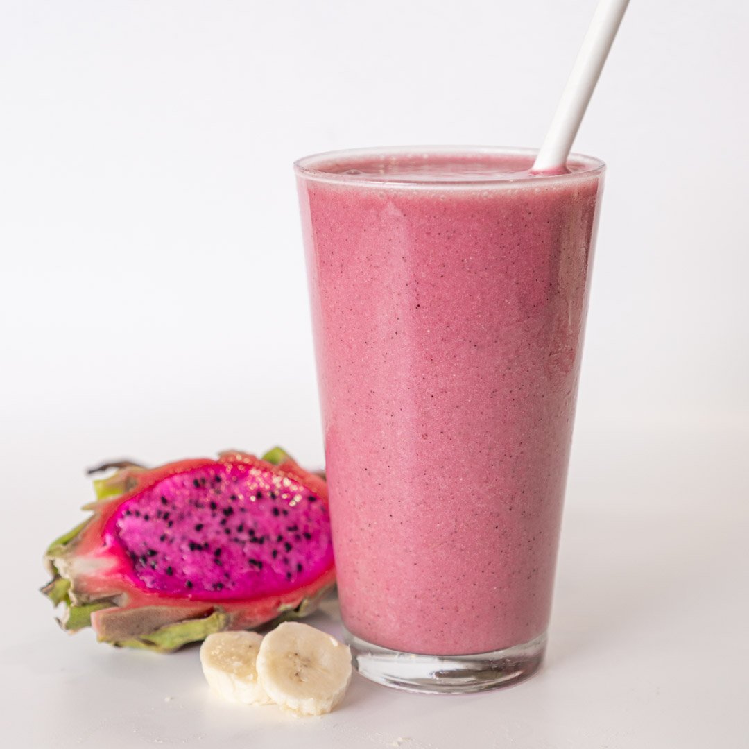 Just a few days left for the Pink smoothie. 💗 Show your support while sippin’ on something tasty! Frozen Dragonfruit, frozen Bananas, Pomegranate Juice Blend and Unsweetened Vanilla Coconut Milk: Available at the cafe.