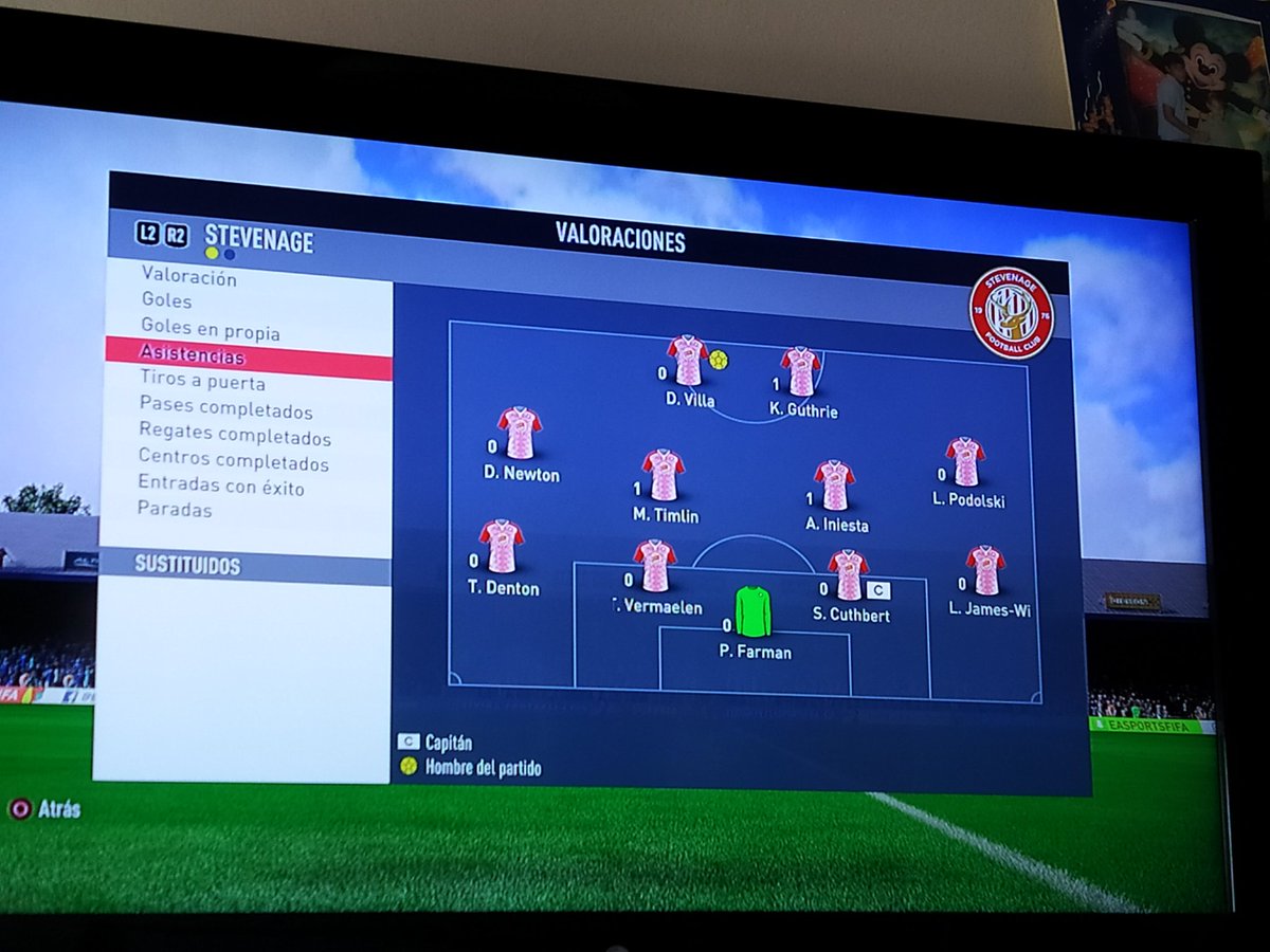 iignacio_gr's tweet photo. Ahi se ven el hat-trick y las asistencias. #StevenageChallenge #SVG6 #SVG4 https://t.co/bdVbAJ0Dyj