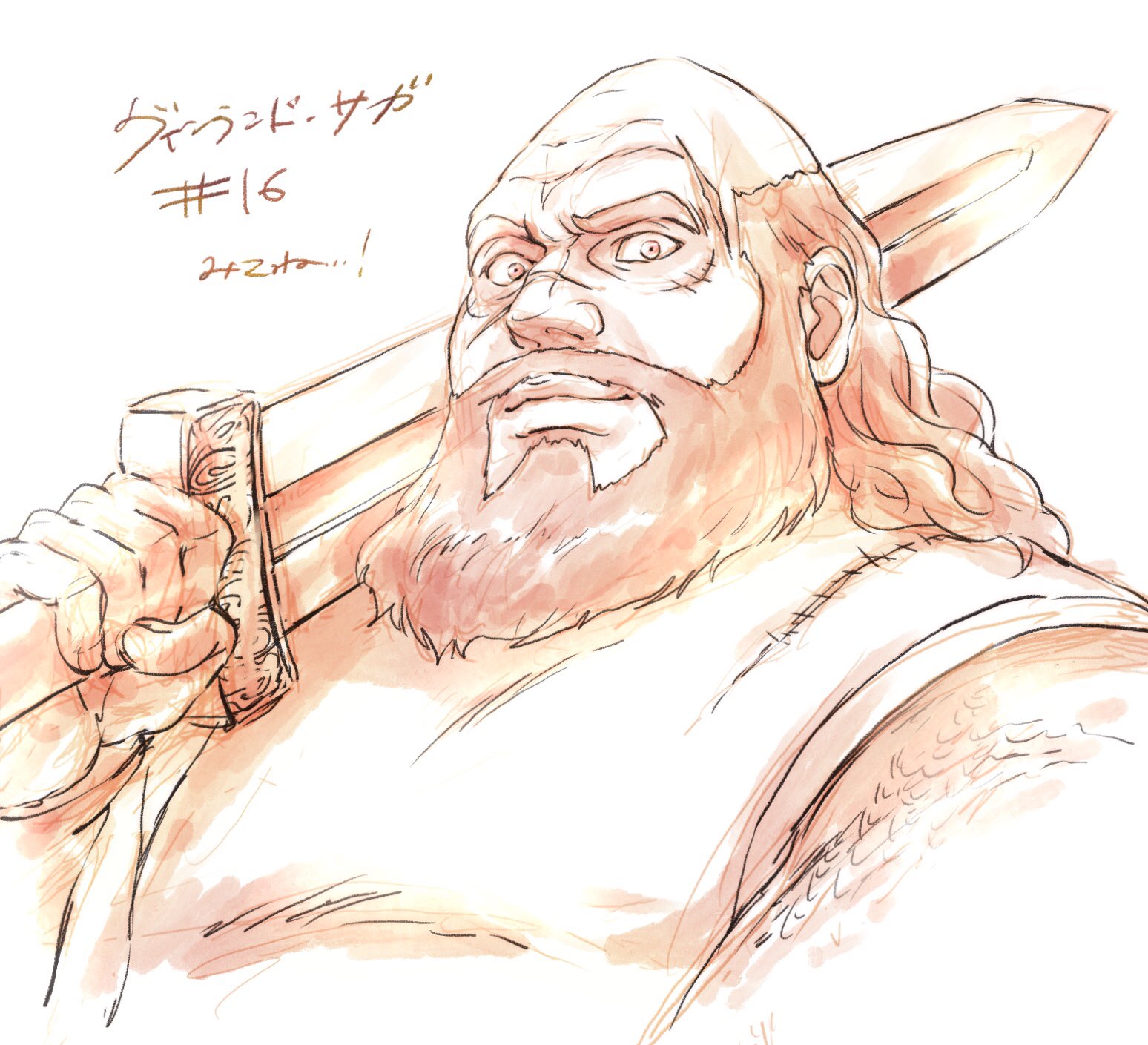 Sachiko Matsumoto 今夜はヴィンランド サガ16話放送です 先週から描きたかったラグナルさん Vinland Saga ヴィンランド サガ T Co Psknfjri3z Twitter