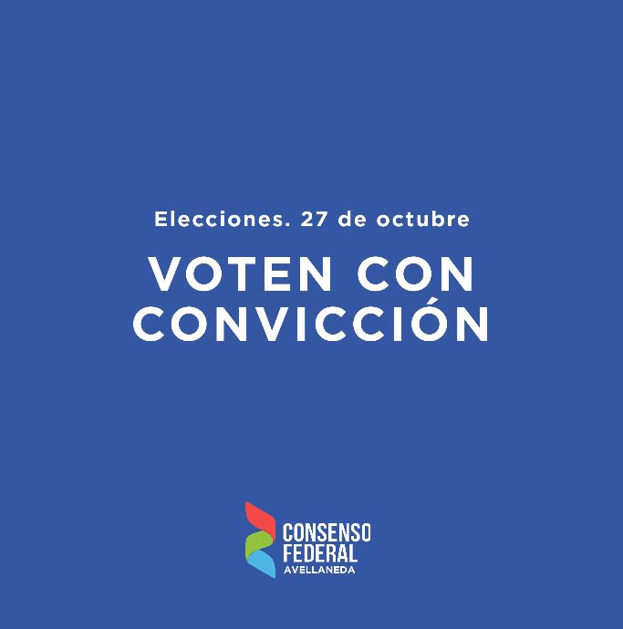 maxialvarez_do's tweet photo. Hay una posibilidad de cambiar el país y es votando con convicción por la opción que más confíen. Solo así, llegaremos a los dirigentes más capaces y honestos ¡Viva la democracia! 
#ConsensoFederalAvellaneda⁣⁣⁣ https://t.co/0xYUBuDvVs