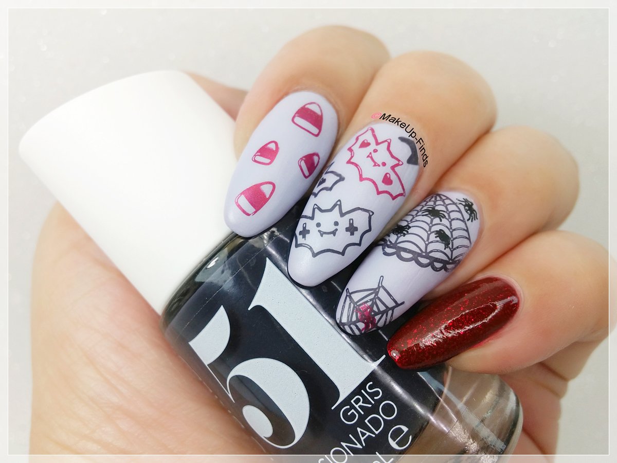 MakeUpFinds's tweet photo. Stamping: Uñas Halloween en Gris (Festive-53)
https://t.co/njaQgKoiPX
#nailaddict #stamping #nailstamping #stampingnailart #stampingaddiction #nails #manicura #manicure #halloween #halloweennails #halloweenmani #halloweenmanicure #essencecosmetics #deliplus #MoyouLondon #MYL https://t.co/oE4lU26gxv