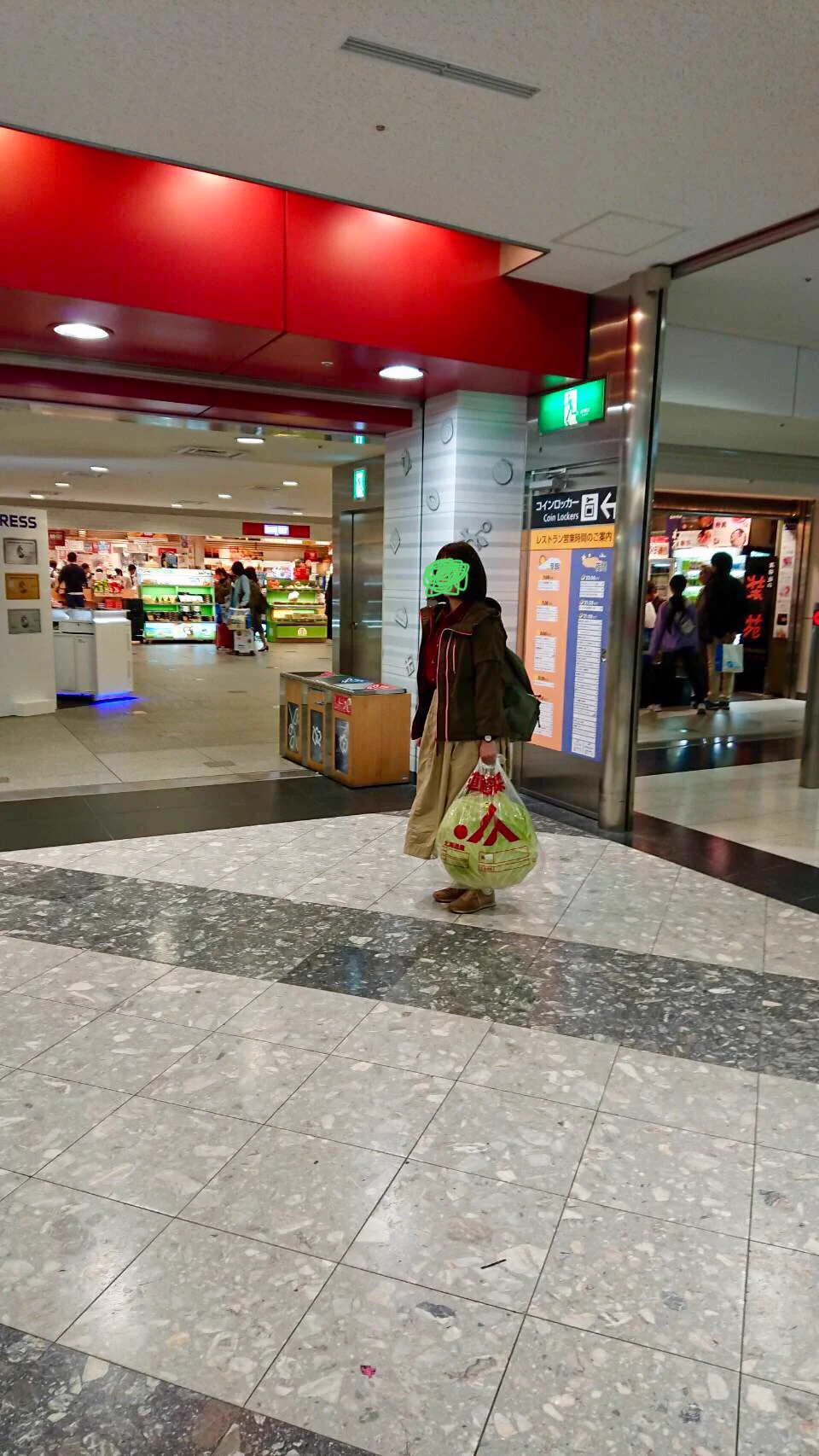 悪ノリでクソでかキャベツを購入して東京に持ち帰った結果？周りから好奇な目で見られるwww