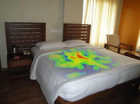<a href="/connorjdownes/">Connor Downes</a> heat map for the past 4 games