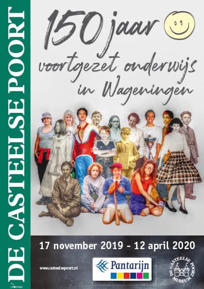 Binnenkort in Museum <a href="/casteelsepoort/">De Casteelse Poort</a> : een tentoonstelling over 150 jaar voortgezet onderwijs in Wageningen. De expositie start op 17 november aanstaande en duurt tot 12 april 2020. 
Meer info: 
casteelsepoort.nl/150-jaar-voort…