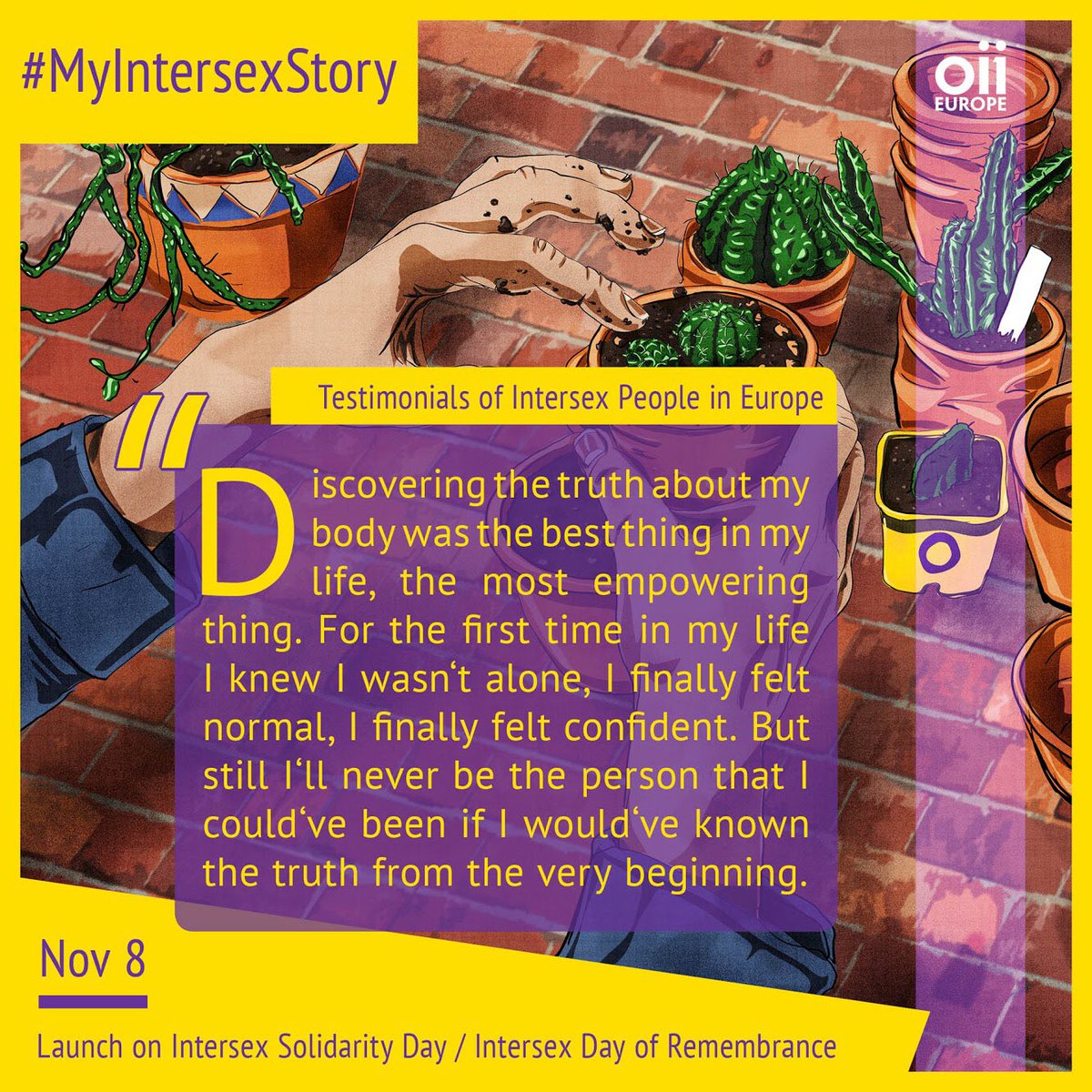 Telling our stories #MyIntersexStory #IntersexAwarenessWeeks <a href="/OIIEurope/">OII Europe</a>