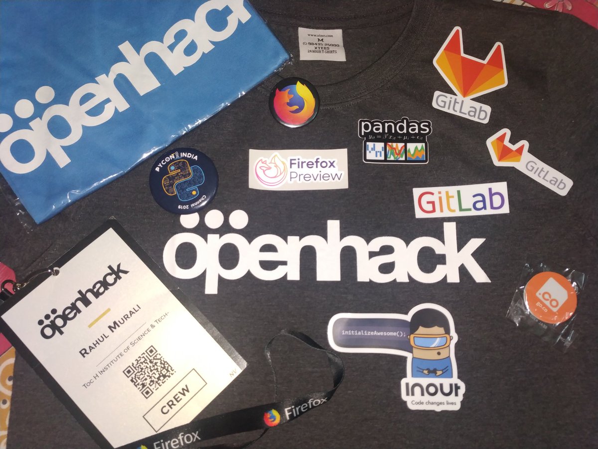 rahul_murali_'s tweet image. Being the part of @openhack19 crew was amazing. It was actually a🔥.
Thank you team @openhack19 
#LIFEHACKR #lifehackr @MozillaKerala
