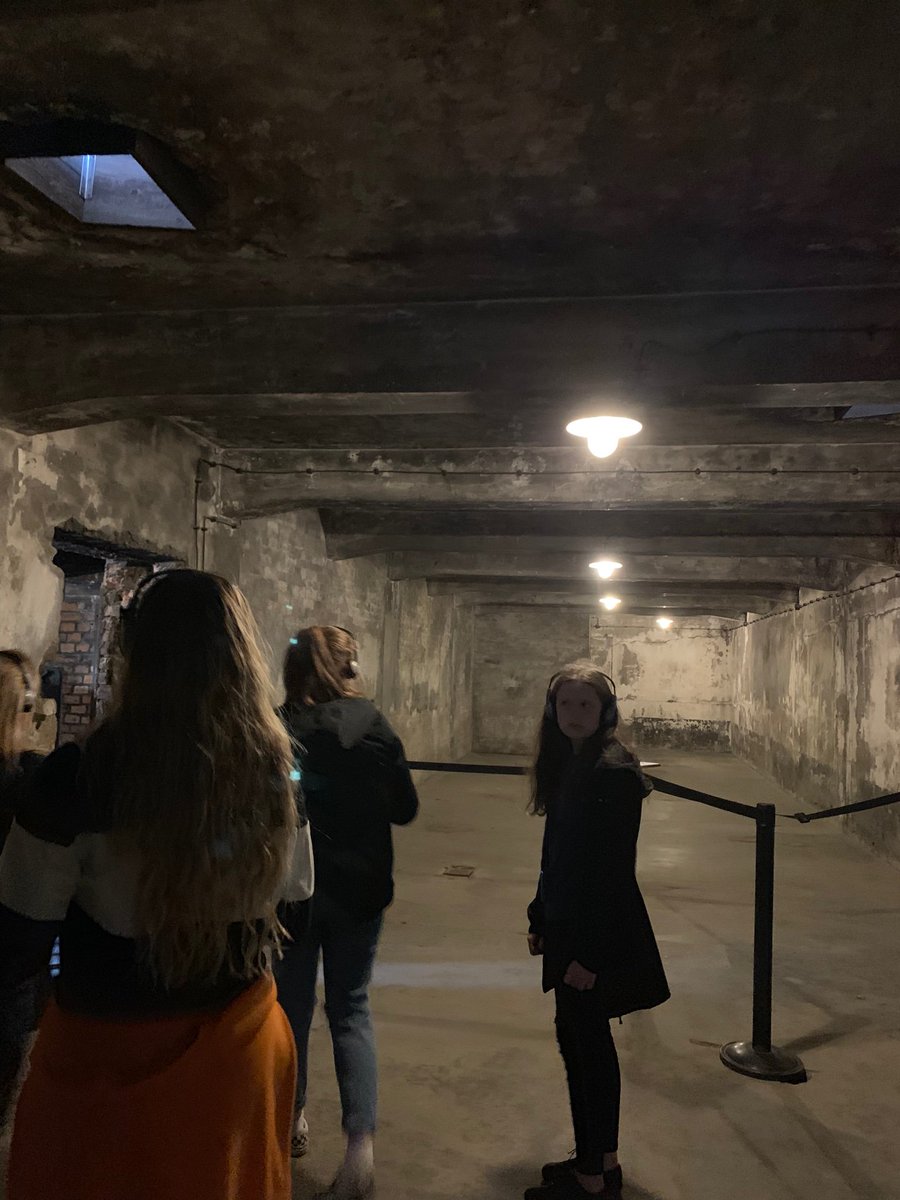 Remains of the gas chambers in Auschwitz 1 #ybbpoland2019