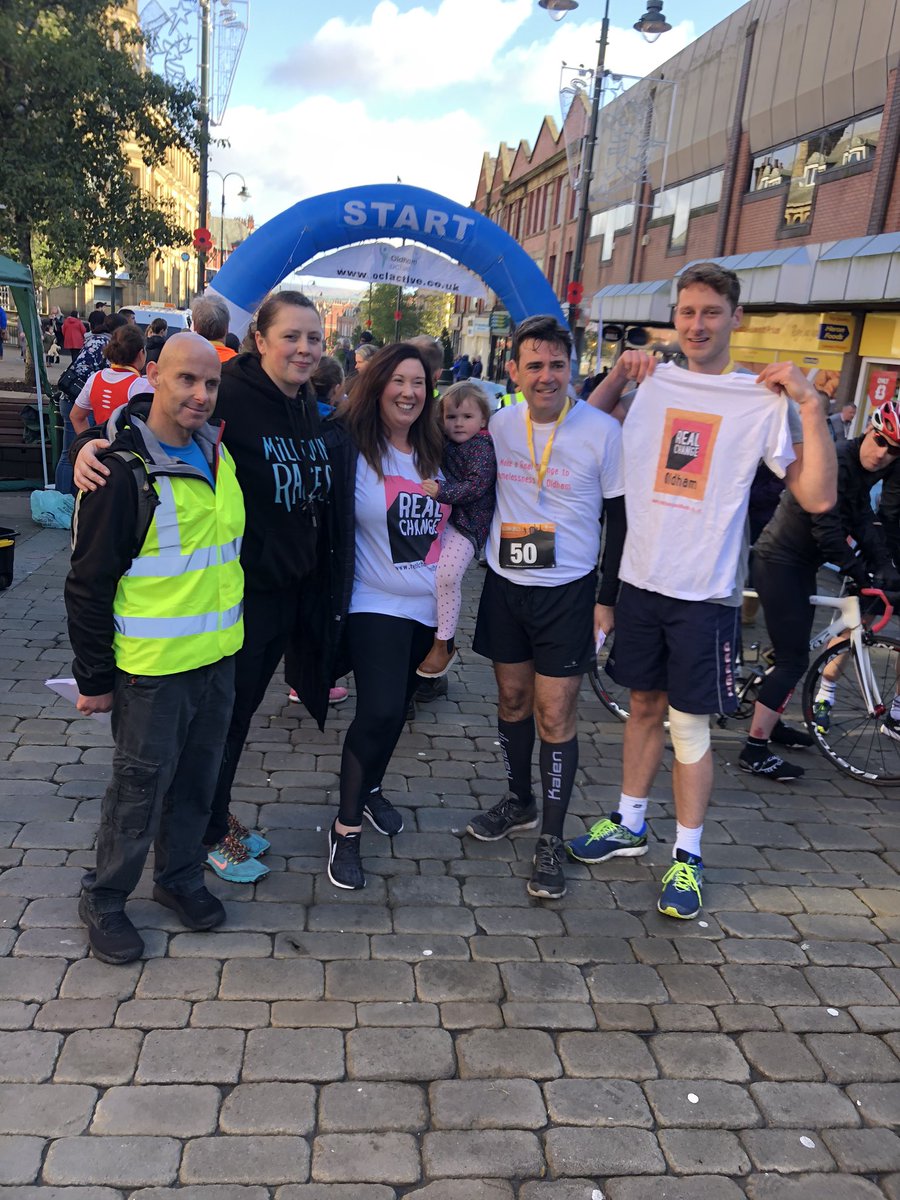 OldhamReal's tweet photo. They did it! 🏅 not only did amazing times but smashed their target 🎯 of raising  £2000 🙌 @MilltownRaces @cllrsfielding @AndyBurnhamGM @KellyTattersall @OCLactive https://t.co/2Yh7vKtyfp