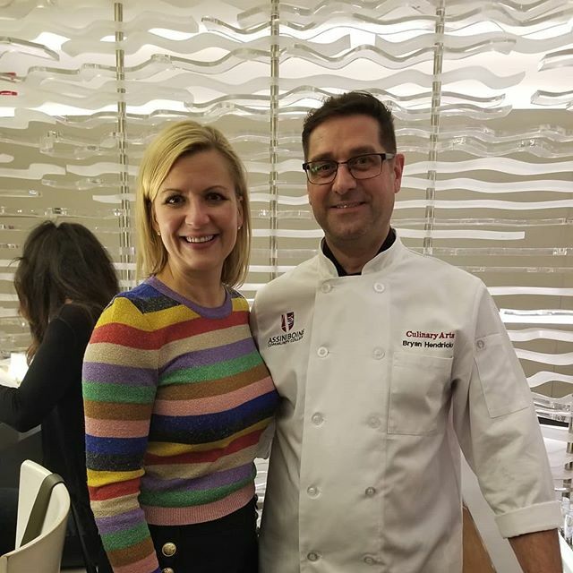 Chef_BryanH's tweet photo. She is as great in person as you see on television. Thanks for the autograph @annaolsonkitchen 
#accmb #bdnmb #mica #tastecanada https://t.co/wR6GwsZYal https://t.co/giFal6DYbA