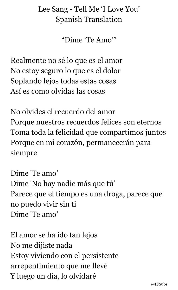 IFSubs's tweet photo. [SPANISH TRANS]

Lee Sang - Dime 'Te Amo'

#IMFACT #LeeSang #임팩트 #이상 https://t.co/zIcd7nDFRz