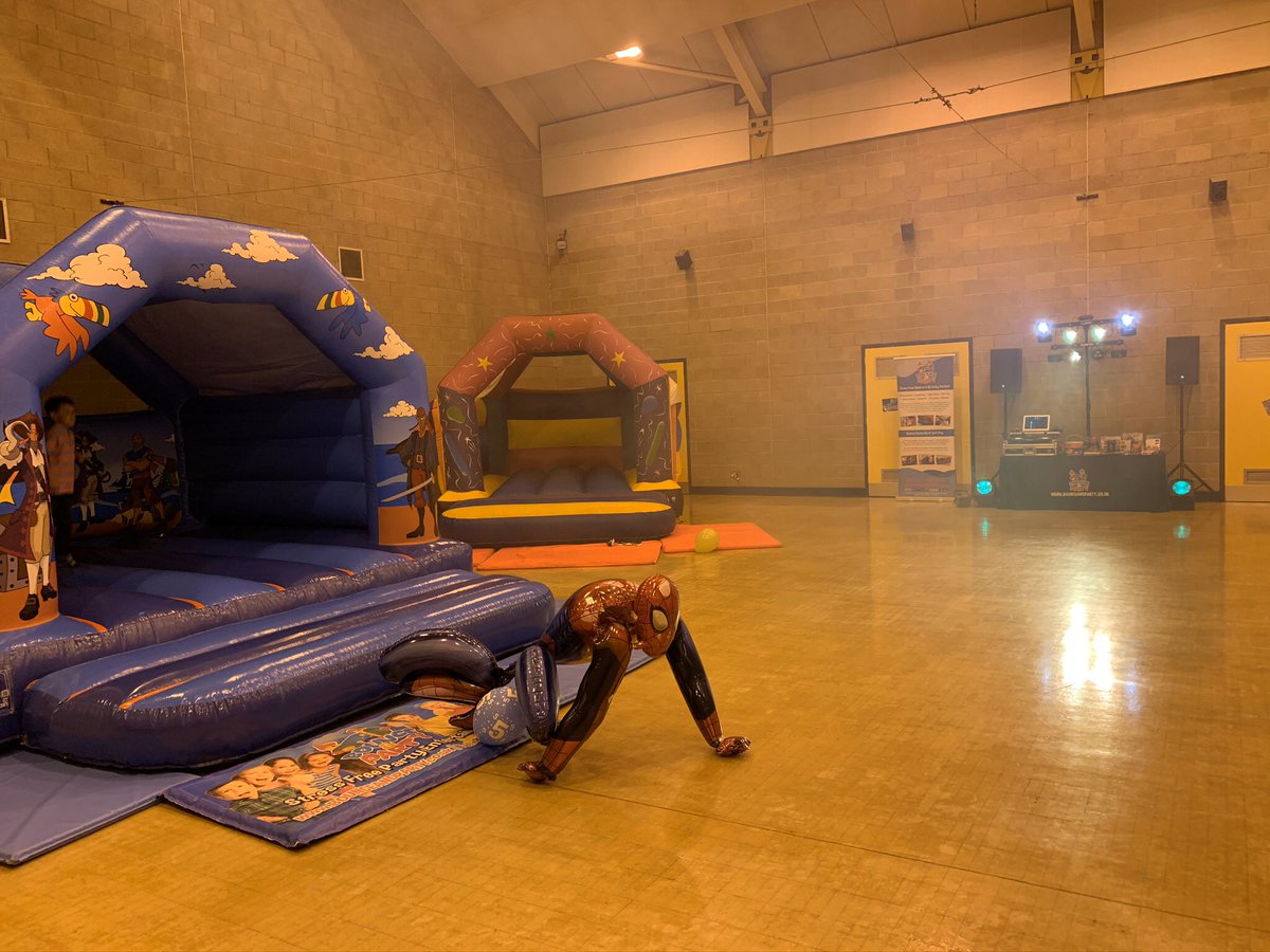 _Bounceandparty's tweet photo. Yesterday we were at the Tact Hall in Blantyre for Tyler’s 5th birthday party. Providing our party host package with music, games, a party host and our pirate themed bouncy castle 🏴‍☠️ 🥳 #bounceandparty #birthday #glasgow #lanarkshire https://t.co/4PJnY1YTYH