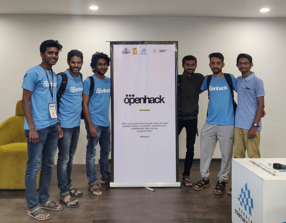 haseebpavaratty's tweet image. Being around various talents working towards one goal for two days is more than something that I can ask for. Made some really great friends. And this event just multiplied my ❤️ for open source. This is my first ever hackathon. Thanks @openhack19