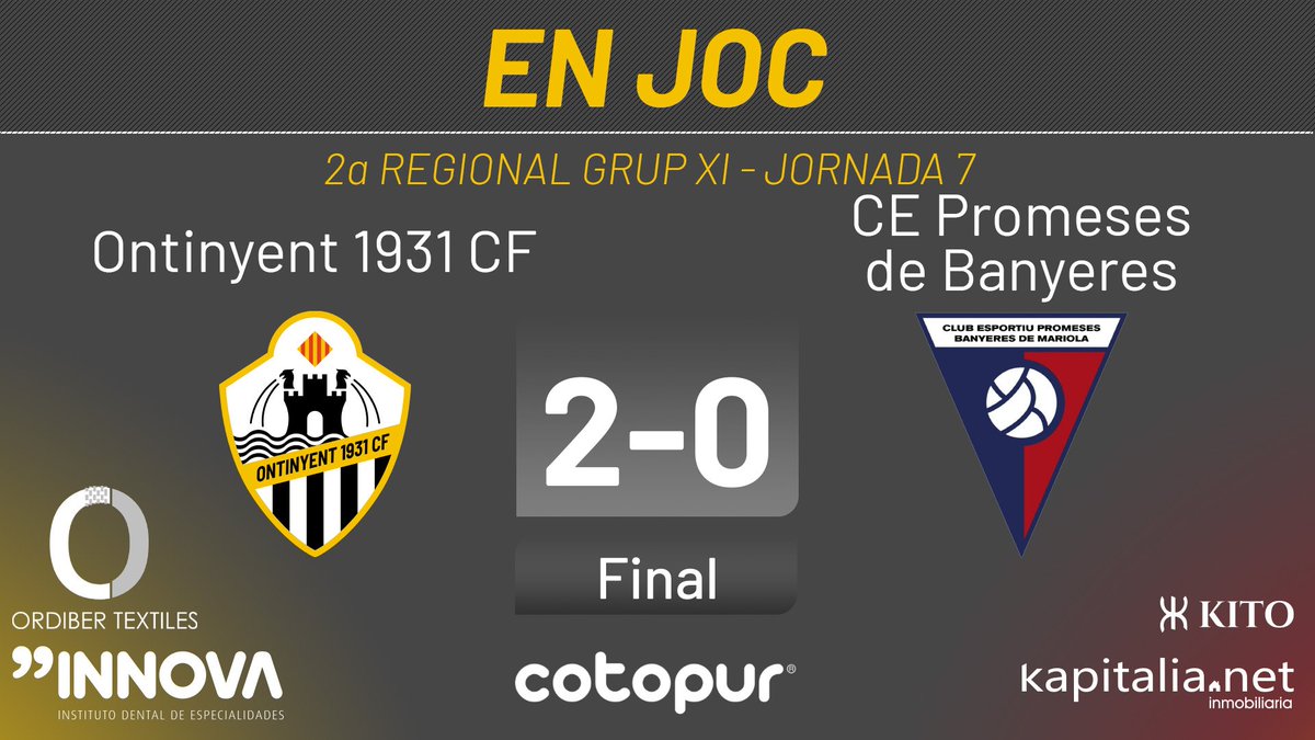Ontinyent 1931 CF tweet media