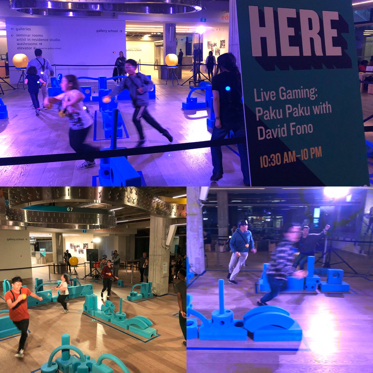 I adapted Pac Man into an augmented sport for yesterday’s #agoallhours!