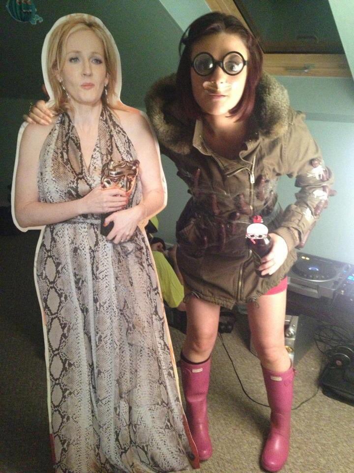 Got this on my Facebook memories the day. Sandra dressed as jolly boy John going tae the arches years ago. Spoil sport cunts on the door widnae let her take ‘am licking’ <a href="/jk_rowling/">J.K. Rowling</a> in though 😭😂

<a href="/IainConnell/">Iain Connell</a> 👍🏻😂