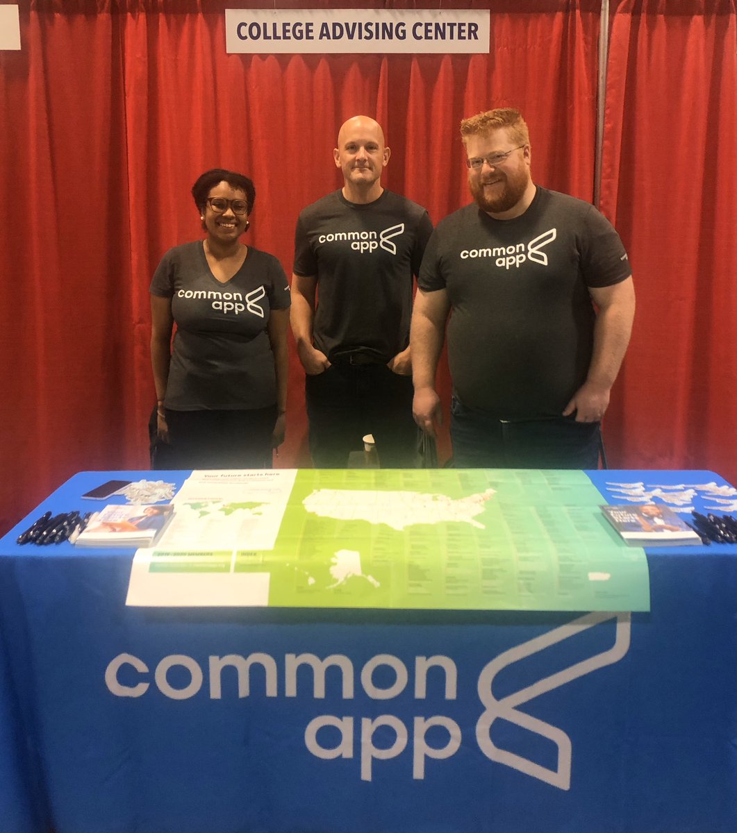 Students and families - while you are visiting with colleges at the #DCnacacFair, come see @CommonApp! We’re here to answer your questions.