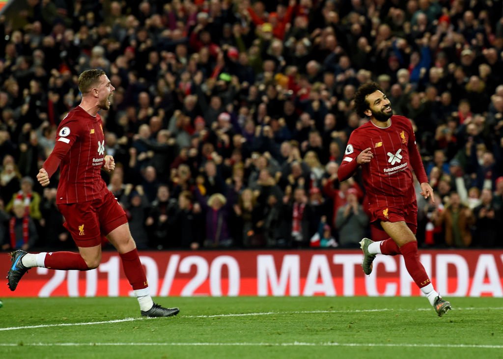 LFC_Arabic's tweet photo. 58 مباراة في آنفيلد، 50 هدف للملك المصري 👑🇪🇬 https://t.co/MNrjZ7WpPI