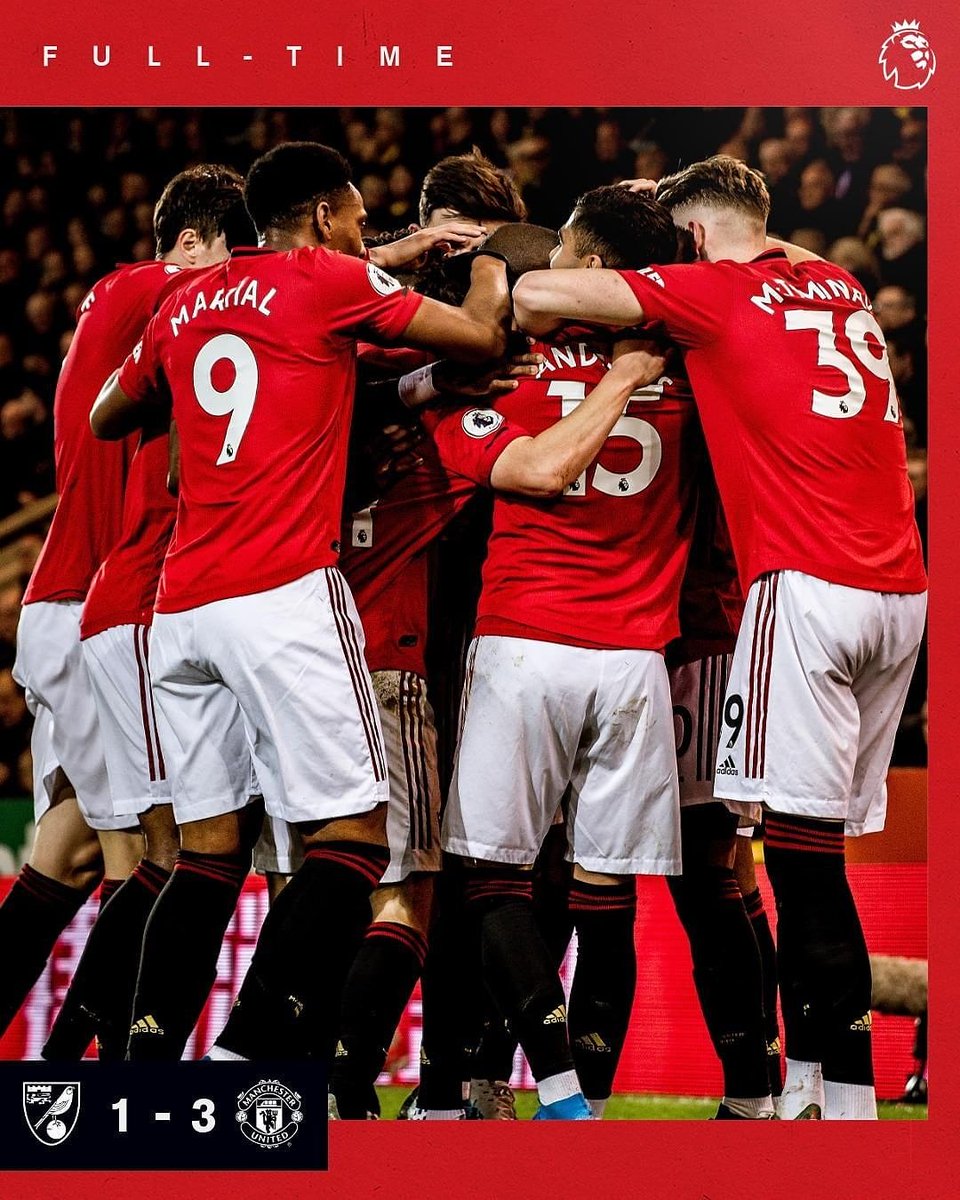 Three goals, three points. Job done! ✅ #MUFC #NORMUN