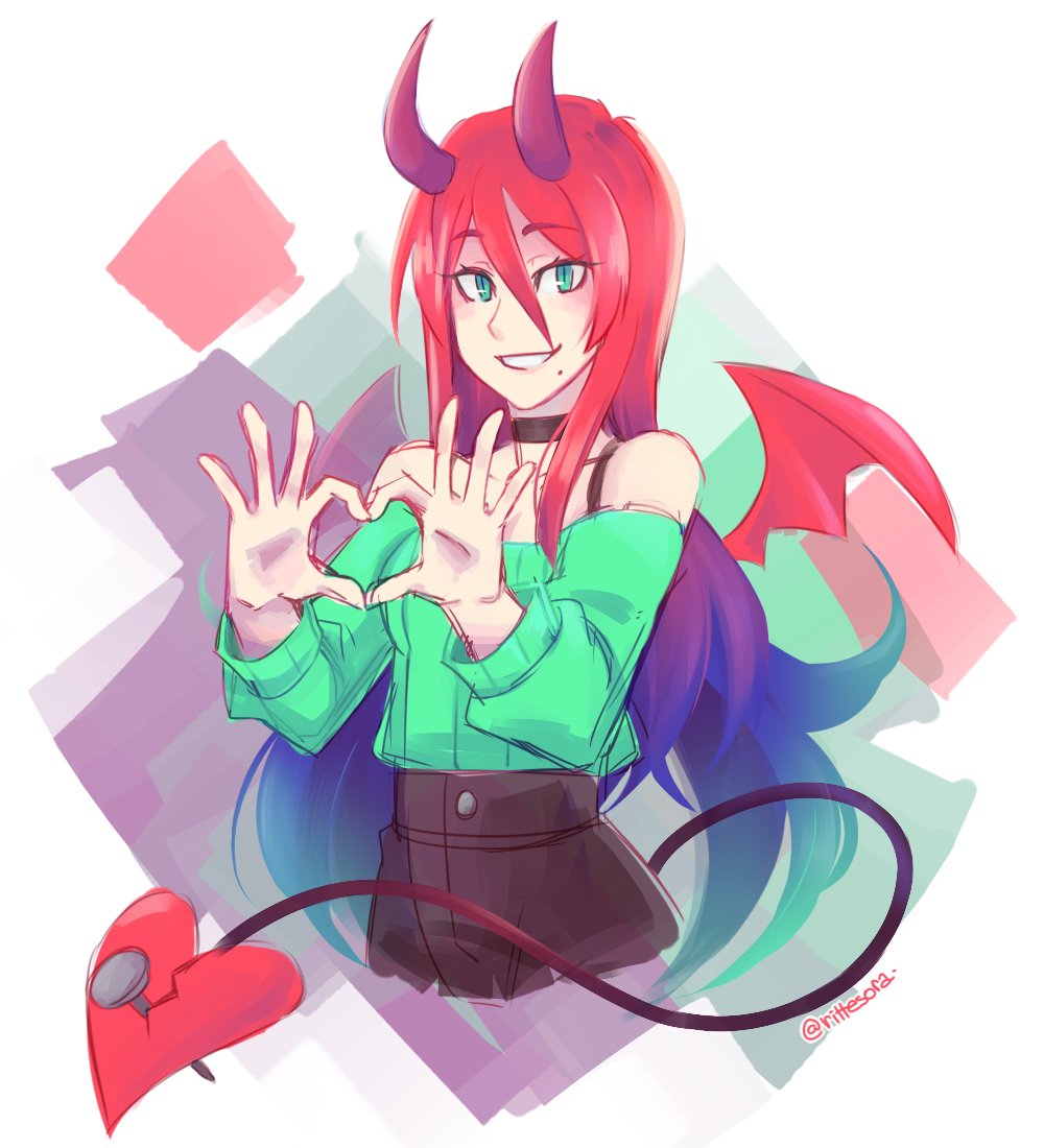 ritterdoodles's tweet photo. Sorry I haven't been uploading lately! Been kind of busy tbh 😭Here's something from last week's #charathon — character belongs to @TheScarletDeviI! https://t.co/ZpJRGKCKL3