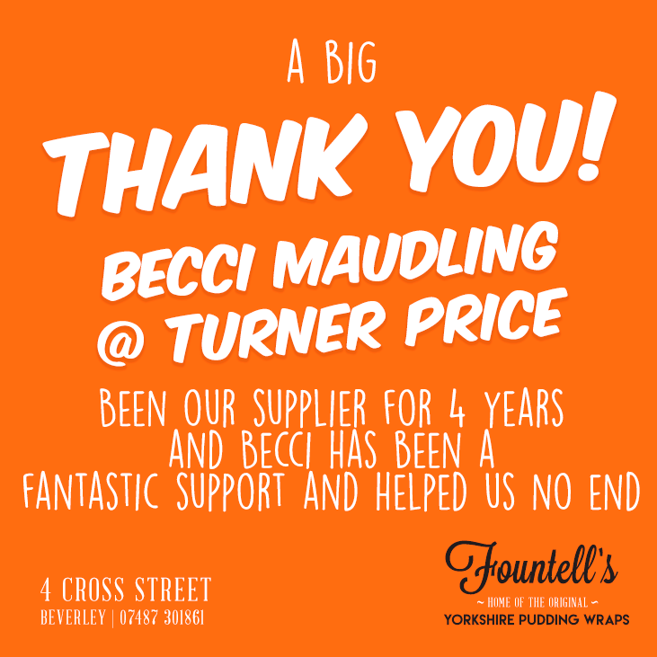 another BIG thank you to Becci @ #TurnerPrice!