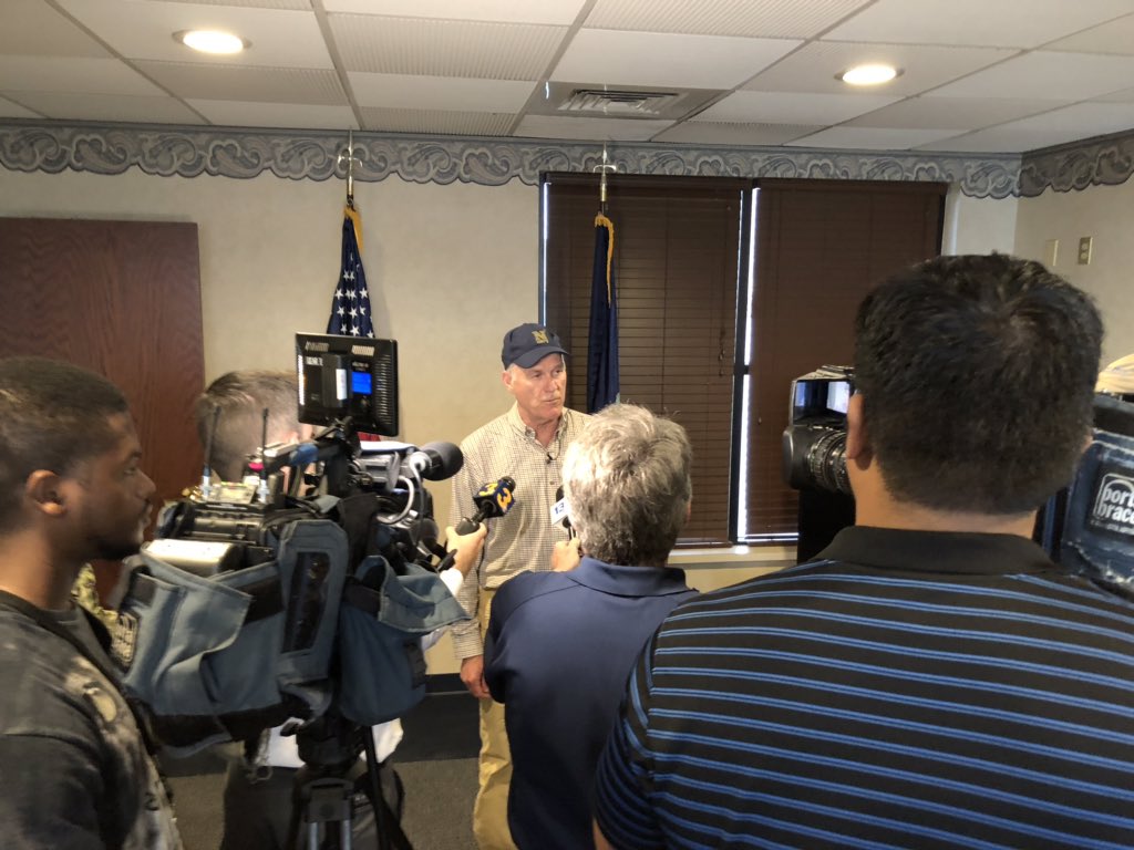 Took a quick trip out to #warship78 today and then spoke with media about it. It was great to spend time with the crew and workforce aboard USS Ford and thank them for all their hard work.
