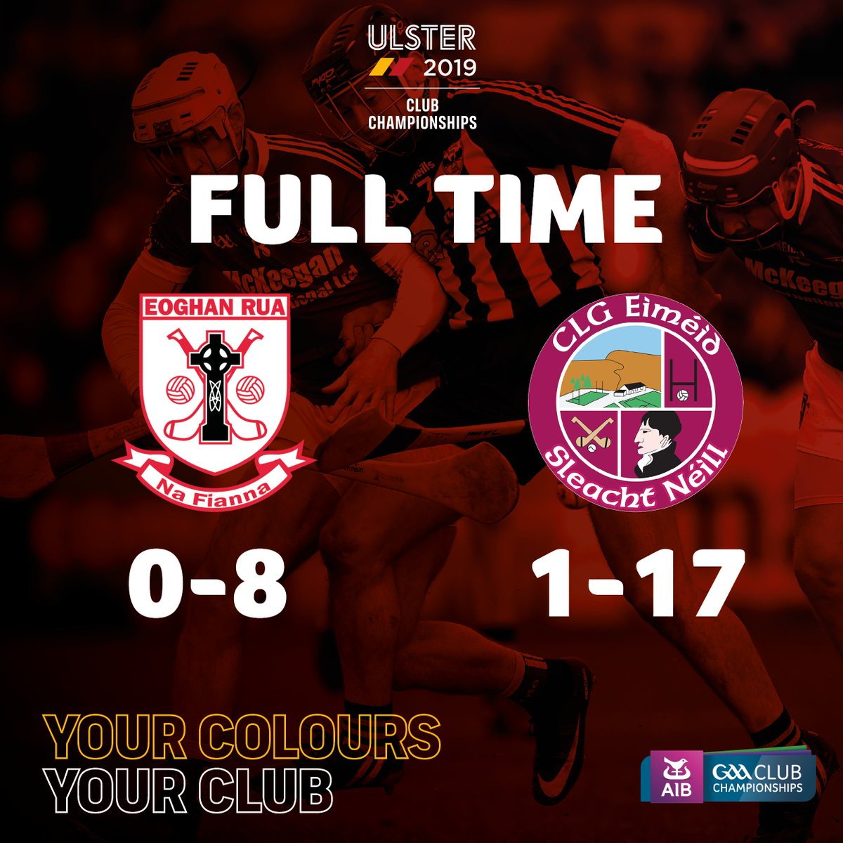 UlsterGAA's tweet photo. RESULT
@GACSlaughtneil are back in the #UlsterClub Final! #YourColoursYourClub https://t.co/cK3GFj18JS
