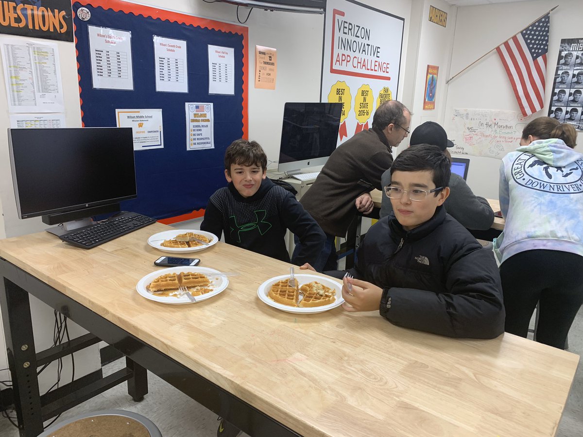 robotics_wms's tweet image. Sunday bonus practice. Robotics and waffles. Team 14158 @FTCTeams