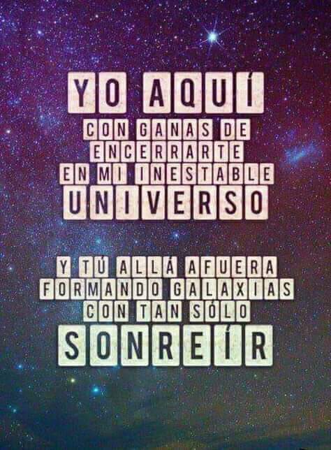 artelika's tweet photo. Lo bello que puede ser una sonrisa
Lo hermoso que causa un mensaje (una sonrisa)
Es tónico esencial a nuestro día
Dar, provocar o tener una sonrisa
Qué forme galaxias en el universo
Es el cometido más maravilloso d un ser
Es #SonrisaDeAngel
#FelizDomingo
#domingou
#MagicaSonrisa https://t.co/xtC7mOUKFq