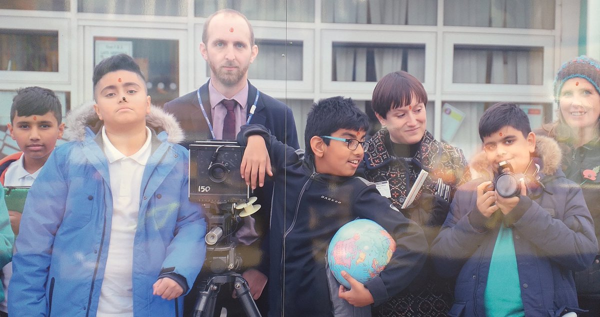 TilleyEsquire's tweet photo. You have all been adorned with a little bindhi on the hoardings in Cov city centre. Happy Diwali from all at @PhotoMiners @jo_gane #Diwali nice touch  :)  #cityofculture2021 https://t.co/jhK9FALPQ9