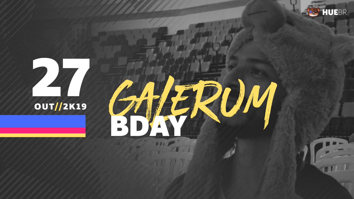 HUEBR_gg's tweet photo. Para fechar o final de semana em festa na HUE, hoje é dia de darmos parabéns a nosso outro Hero Co-Fundador, Gabriel Galerum.
Parabéns @_galerum !
#BDay #GoHUE #BearAHero🧸 https://t.co/effGwkmpa7