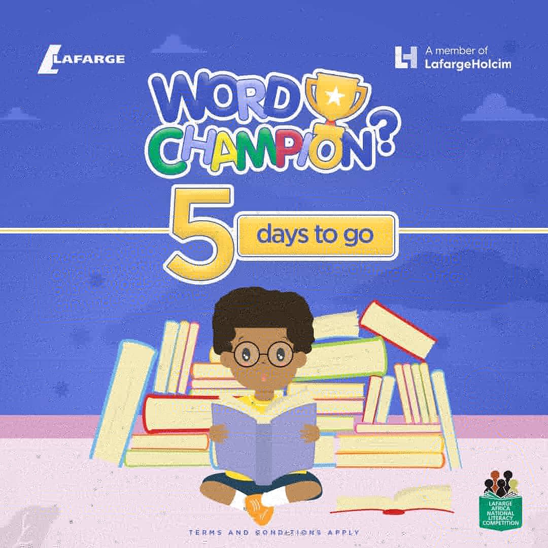 datepoll's tweet image. Welcome to datepoll: Lafarge Africa National Literacy Competition ( Laf... datepoll.com/2019/10/lafarg…
