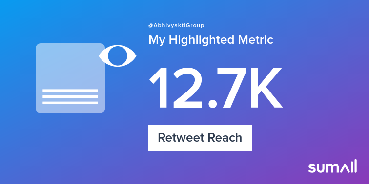 My week on Twitter 🎉: 14 Mentions, 1.41K Mention Reach, 36 Likes, 32 Retweets, 12.7K Retweet Reach. See yours with sumall.com/performancetwe…