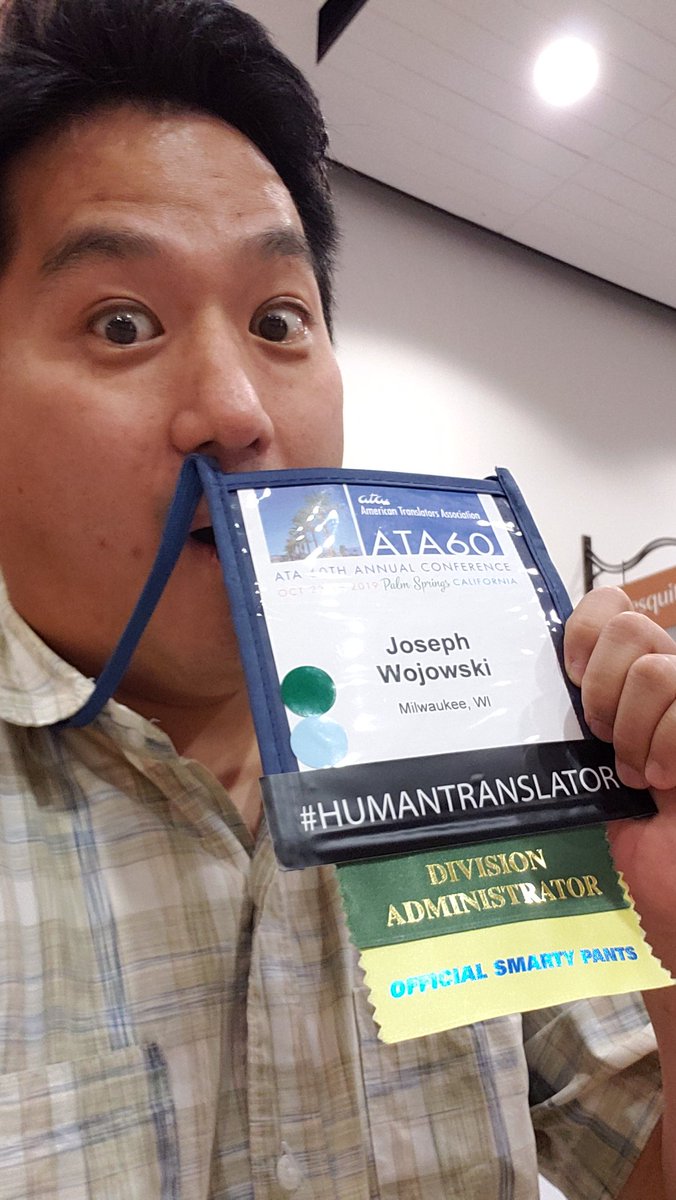 I should clarify, I may be a #HumanTranslator, but I'm a mf-in' machine. #MachineTranslator