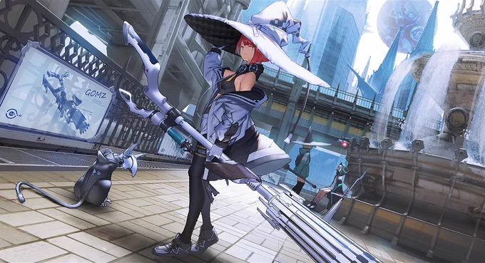 #誰かの推し作家になりたい
今は近未来魔女をテーマに本作ってます～ 