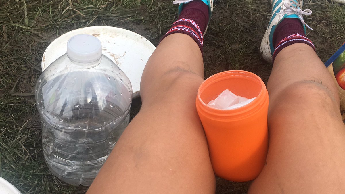 Pro tip takes shots of Gatorade powder and chase with water