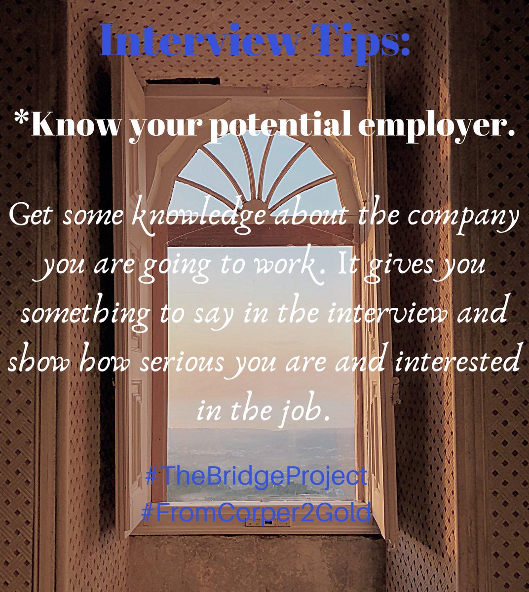 ujunwafor3's tweet photo. Don't allow anxiety or desperation to stop you from doing your research about your potential employers. It creates better chances of being taken than rejected. Nuggets from #TheBridgeProject. Thanks to @GbitseBarrow @ijomahhenry for the opportunity.

#FromCorper2Gold https://t.co/QkAuHfsWL1