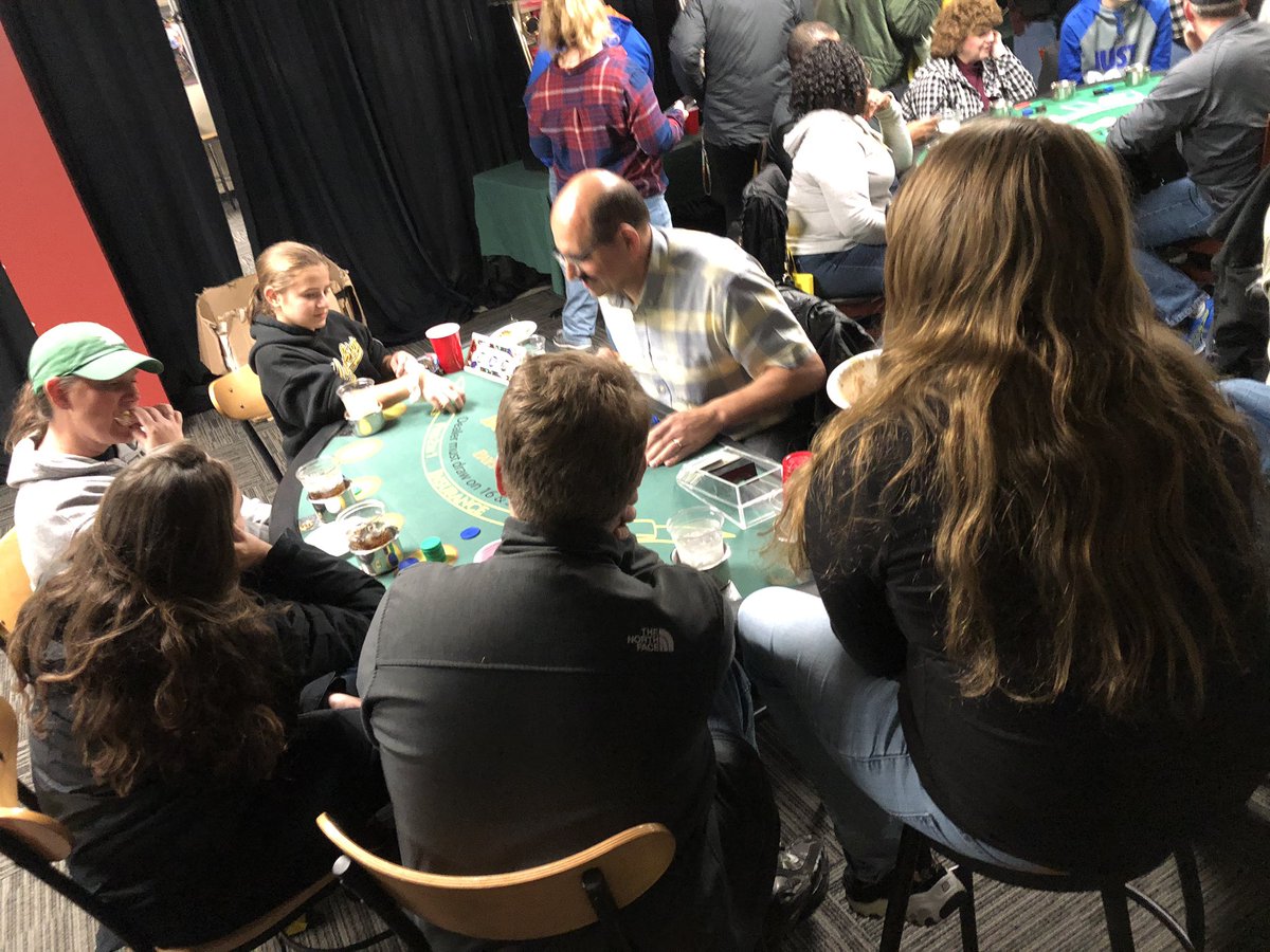 HawkQu's tweet photo. Casino Night and Bingo Power Hour during Family Weekend was a hit! https://t.co/le9XEKZTeV