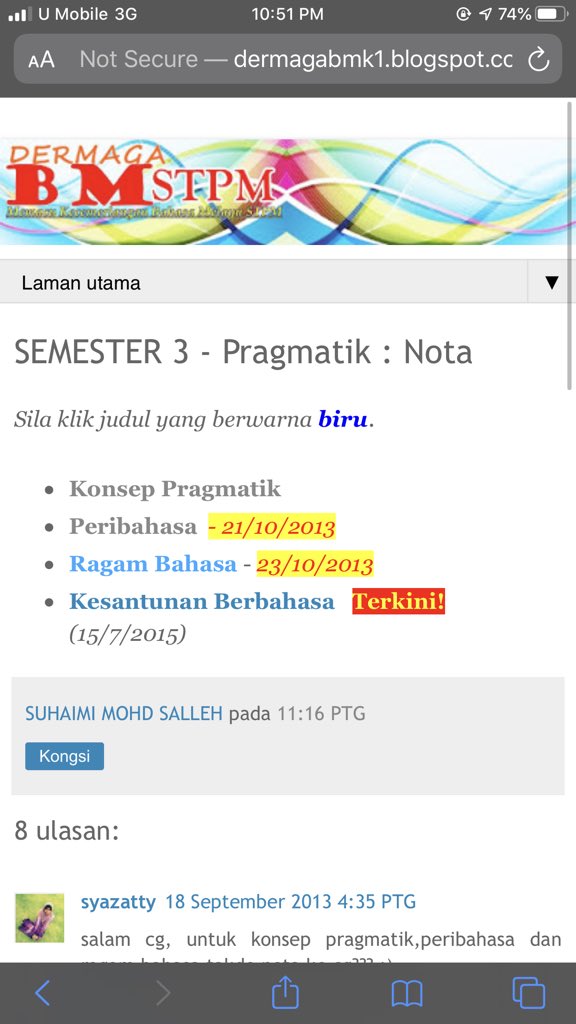 Rink Paparogerbyrink On Twitter Nak Share Nota Padat And Senang Faham Untuk Bm Stpm Adik Adik Stpm2019 Sumpah Aku Suka Nota Dari Website Ni Semua Topik Ada And Dari Awal Sekolah