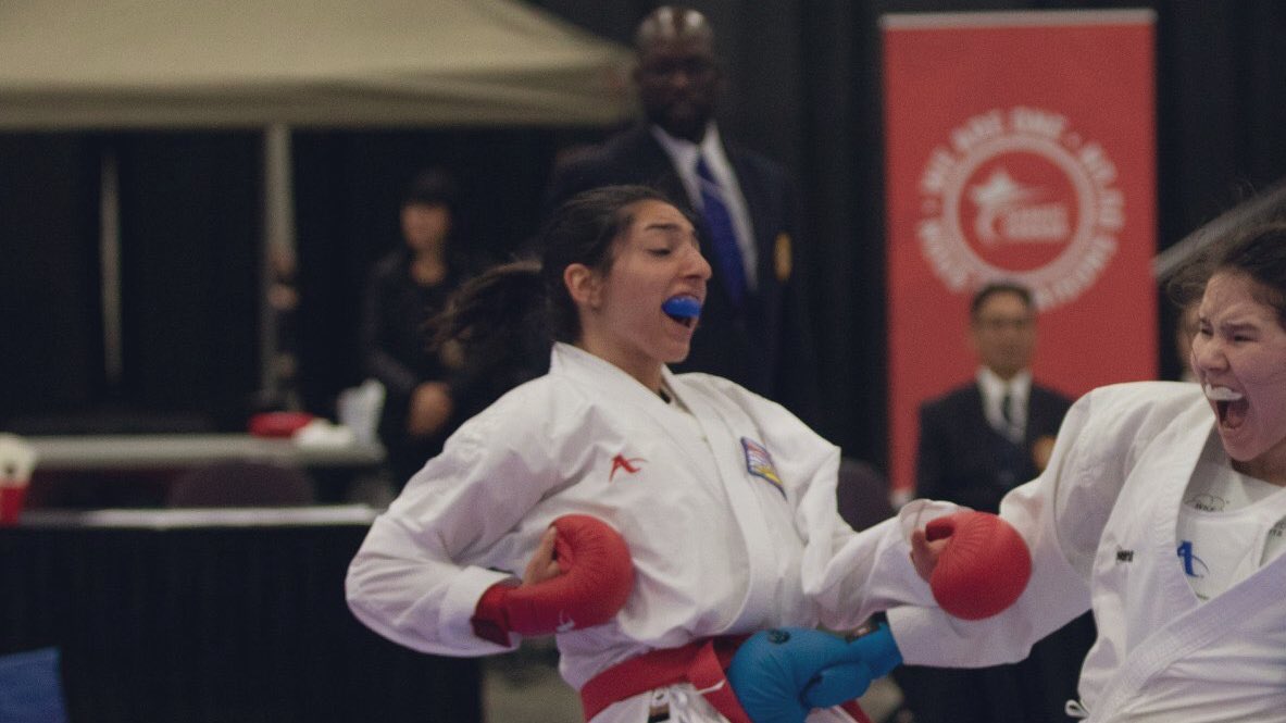 KarateCanada's tweet photo. TOP 11 Parvin Mayan, kumite U21 -61kg!! 👏#KarateSantiago2019 #JrWorlds
📷 The Lotus Studios inc. https://t.co/H9TiTGVx5V
