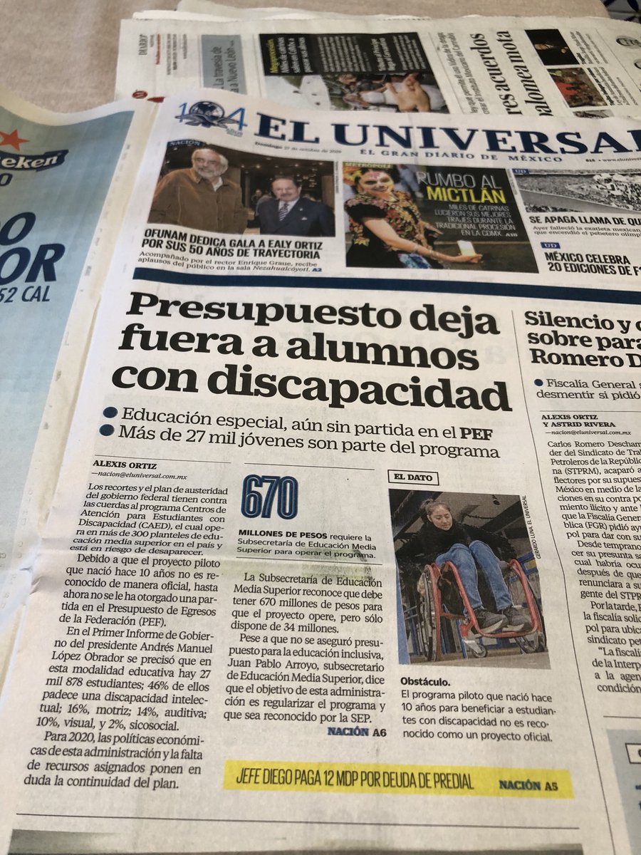 kdartigues's tweet photo. Buenos domingos, ⁦@SEP_mx⁩ y ⁦@Mx_Diputados⁩. Hay que arreglar esto, oigan.
Y también Prepa en Línea. Y un mayor presupuesto para la educación inclusiva en todo el país https://t.co/gBBJkCIWys