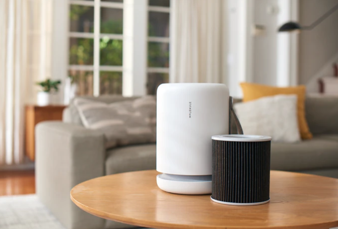 aaronmargolis's tweet photo. Check out the new Molekule Air Mini air purifier. It’s unlike any air purifier out there. I just ordered one! Use this link to save $50! #cleanair #freshair #allergies #preorder https://t.co/5yUhwoi3m8 https://t.co/eM1fw4eiH8