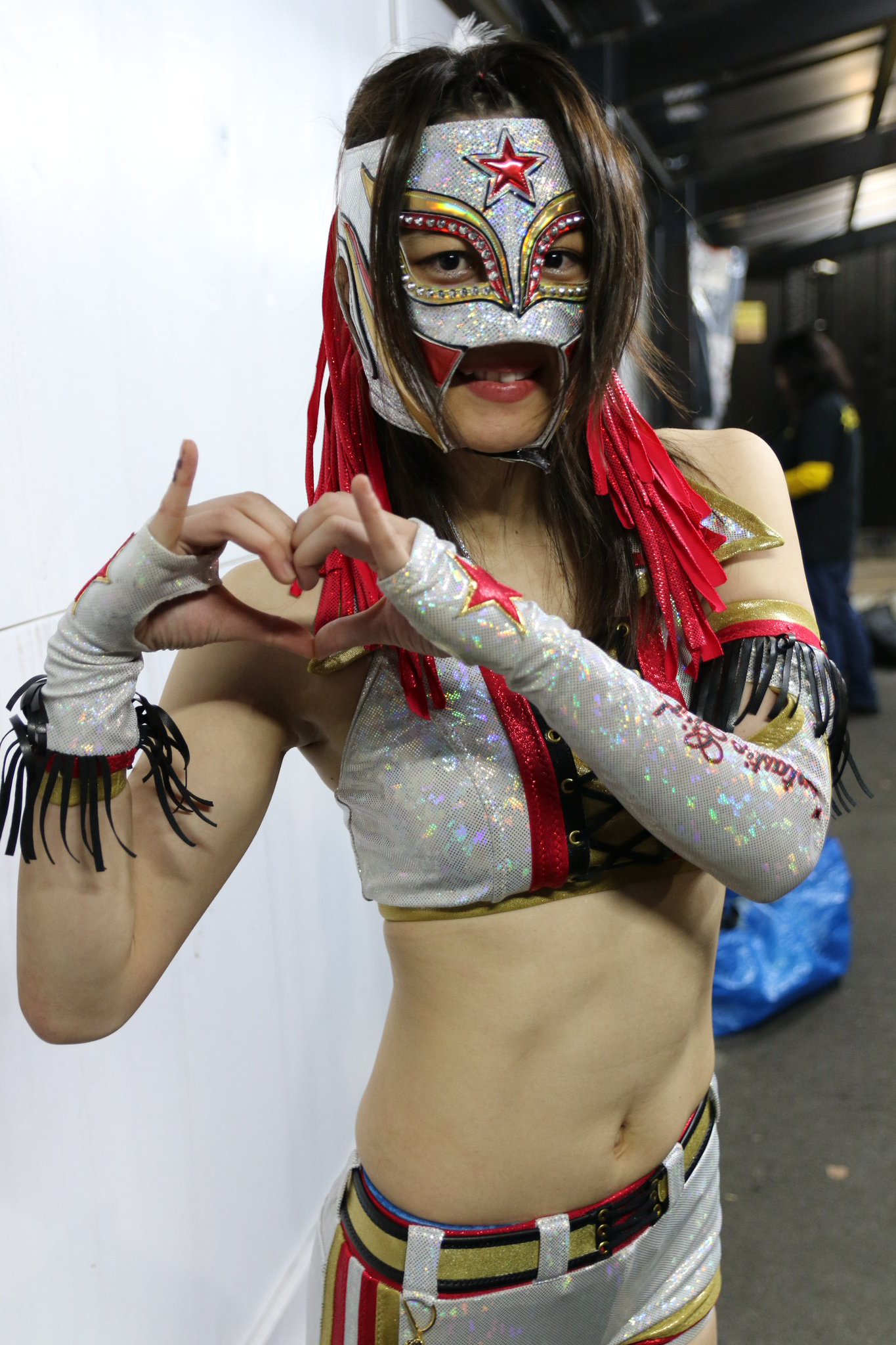 スターダム★岩谷麻優★Xmasプロレスマスク スターダム☆岩谷麻優☆Xmasプロレスマスク