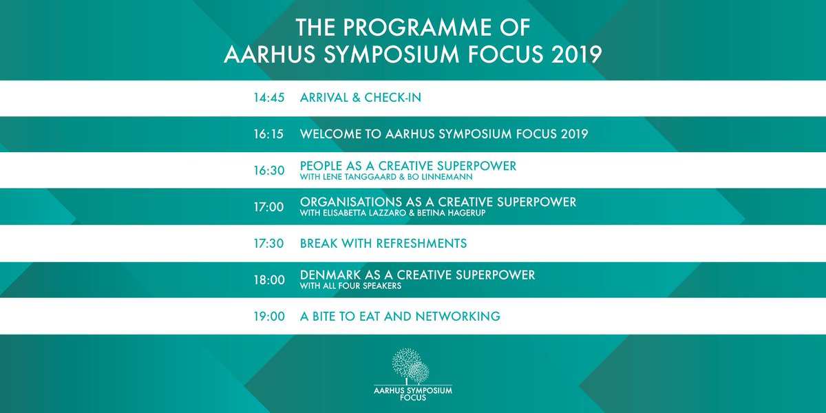 We are pleased to share the full programme for #ASFOCUS2019! 

Do you want to be prepared? Read our Key Insights and gain knowledge about this year's theme "Denmark as a Creative Superpower". Find it here: rb.gy/035bb1 

We look forward to welcoming you at the event!