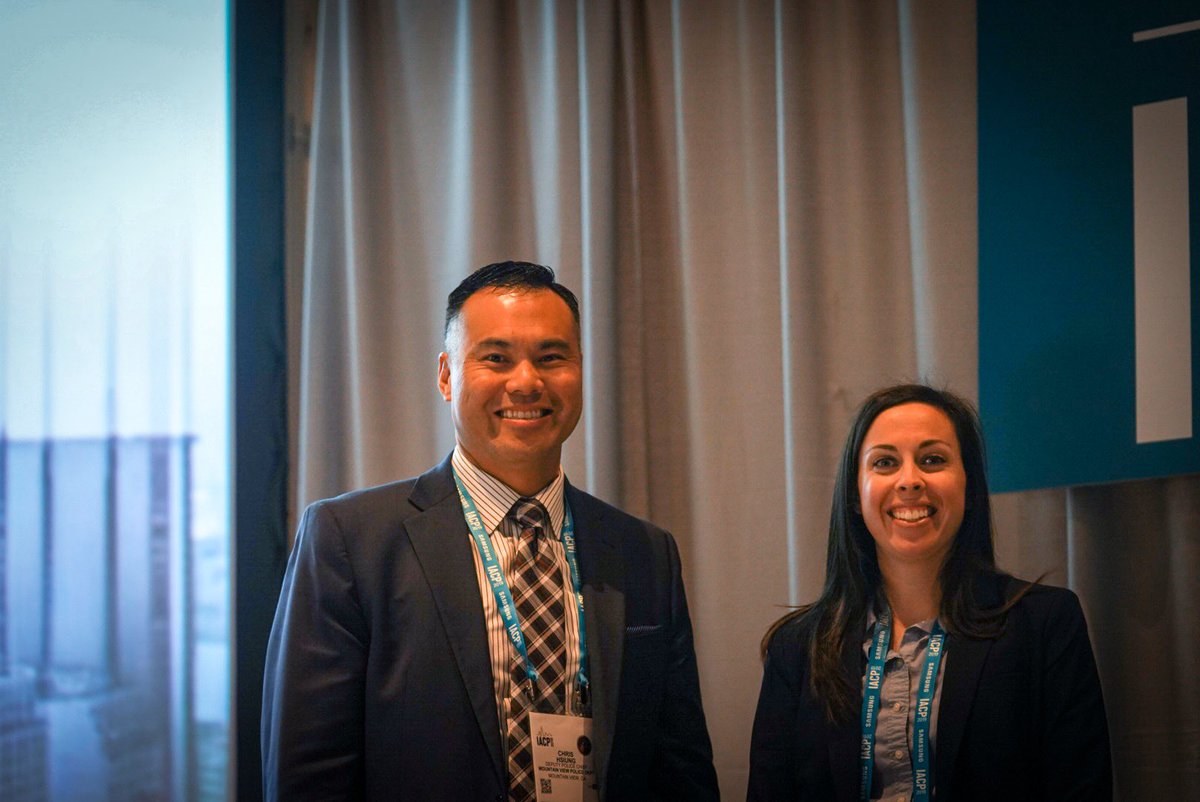 cooktx's tweet photo. My good friend &amp; colleague @chMtnViewPD Chris Hsiung knows his stuff. He’s one of the first trendsetters that I met in 2013 along w/ @zpPAPD that have made significant investments in our profession. He’s co-presenting with #LESM expert @katienelson210 on best practices #IACP2019 https://t.co/jifC9ZjxI4