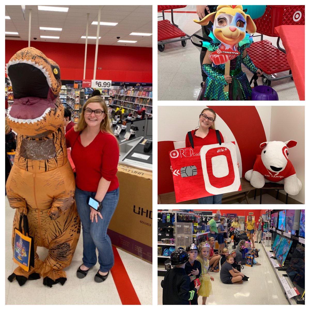 1795Style's tweet photo. Late post to a successful #PawPatrol #halloween2019 #TargetFun event !!! Big thanks to our team that made this a fun event ! #1795 #SuperTarget the #RedCardCostume drove some guest loyalty ! https://t.co/R7TH4laxIF