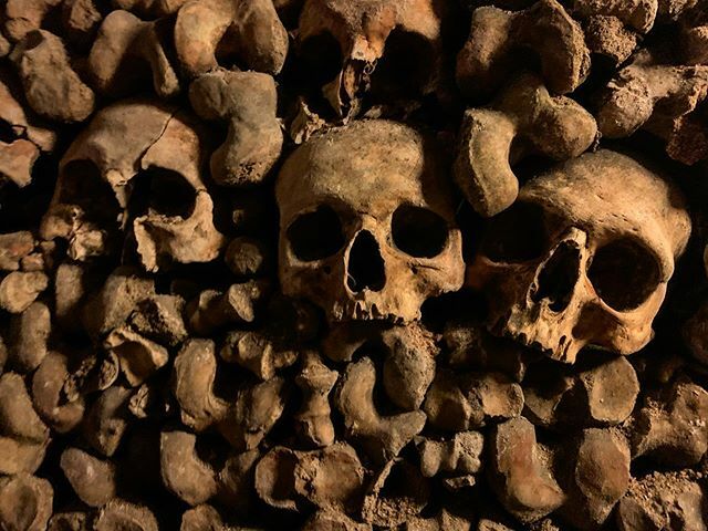 The catacombs under Paris today... ##catacombsofparis ift.tt/2Py4aRl